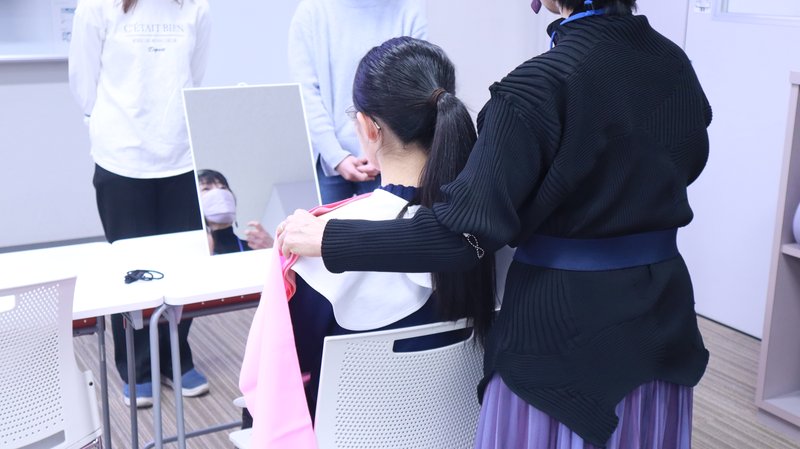 テーブルマナー講座の様子