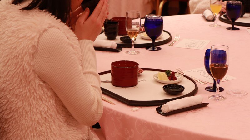 テーブルマナー講座の様子